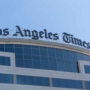 The Los Angeles Times headquarters building in El Segundo, CA.