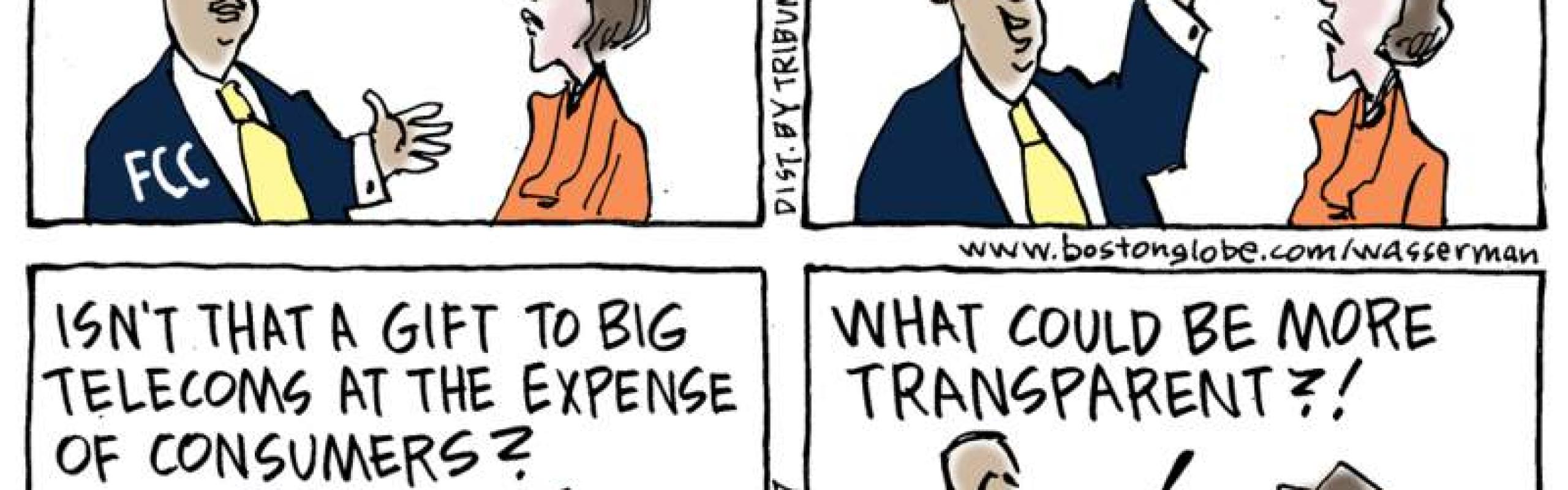 Net neutrality comic strip